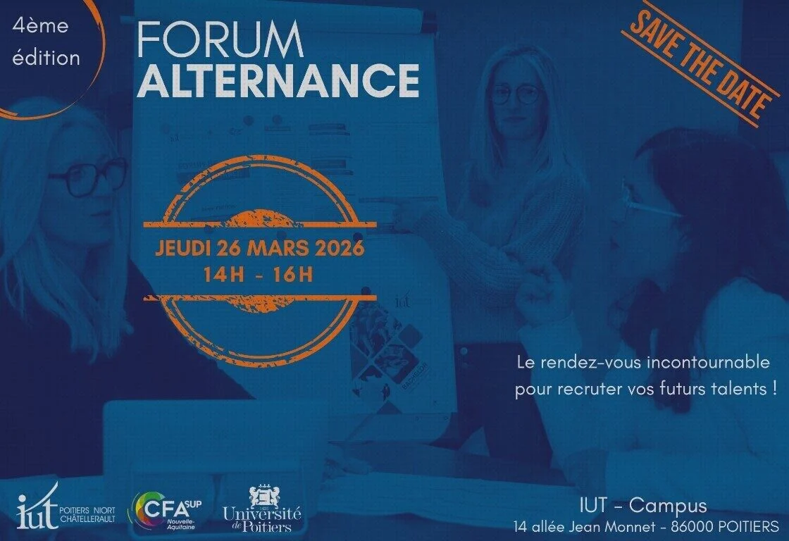 Forum alternance Poitiers 2026 BUT MT2E